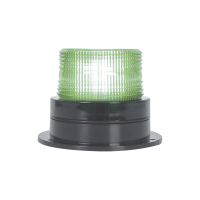 Burbuja Brillante de Larga Vida Útil, con 8 LEDs Color Verde, Domo Verde, 110 Vca | X127G