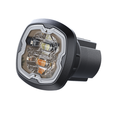 Estrobo Oculto, 6 LED, Claro, SAE Clase I, Empotrable, Lente Transparente | SPF16W