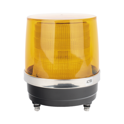 Burbuja Brillante de Larga Vida Útil, Con 150 LEDs, Color Ambar, Domo Ambar, 110 Vca | X135A