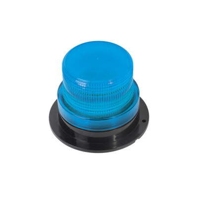 Burbuja brillante de Larga Vida Útil, con 8 LEDs, Color Azul, Domo Azul, 12Vcd | X126-B