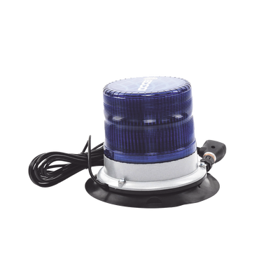 Baliza led pulso, 12-24vdc, 11 patrones de flash, montaje de imán de vacío, azul | X7960BVM