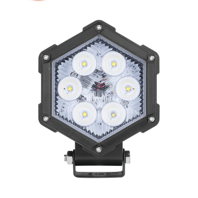 Luz de Trabajo Ultra brillante, 6 Led, 2200 Lumenes, 30 watts, 12-24 Vcc | XCHR30