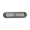 Luz Auxiliar, Ultra Brillante, IP67, 18 LEDs, Tricolor, Color Rojo/Claro/Ambar, con mica transparente y bisel negro | XLT1835RWA