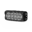 Luz de Advertencia de 5X2" 10 LED, Rojo/Azul, Bisel Negro, Lente Transparente | CD4081RB