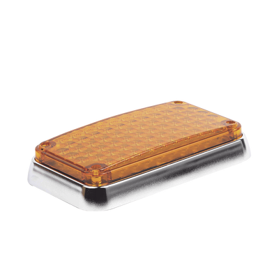 Luz de Advertencia de 6X4", Color Ambar, Ideal para Ambulancias | XLTE595A