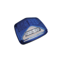 Luz de advertencia de 8 X 6", Color Azul, Con Luz de Trabajo Clara, Ideal para Ambulancias | XLTE1755B