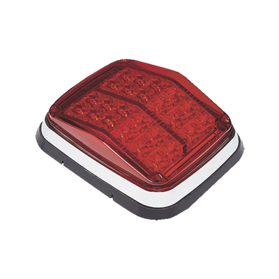 Luz de advertencia de 8 X 6", Color Rojo, SAE,  IP67, Ideal para Ambulancias | XT1895R