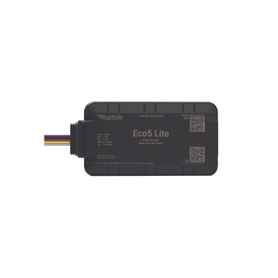 Rastreador Vehicular y Monitoreo de Flota / BLE 5.0 y GNSS / LTE CAT1 y LTE-M con Respaldo 2G / GNSS U-blox / MiKado IP54 / -20 °C a +40 °C / Acelerómetro de 3 Ejes / Suministro 9-32 V / Batería Interna | ECO5LITE