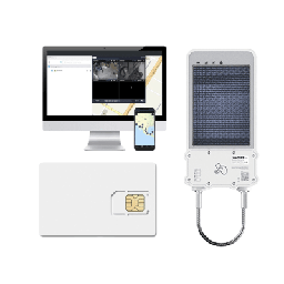 [SOLARGUARDX100KIT] kIT Cerradura Inteligente GPS con Energía Solar / SolarGuardX 100 / Seguimiento de Activos LTE Cat-M1 / Desbloqueo por RFID BLE OTA / Impermeable IP67 / Detección de Movimiento / Batería 14400mAh / + EPCOMGPSANUAL + SIM500MB2Y | SOLARGUARDX100KIT