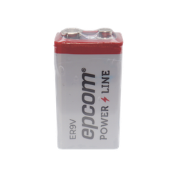 [ER-9V] Pila 9V @ 1200 mAh / Alta Capacidad ( No recargable ) | ER-9V