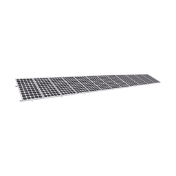[KIT12PVEKTOR8R] Montaje para Panel Solar, Riel "8" de 5400mm para Módulos con Espesor de 35mm, Velocidad de Viento Máx. 136km/h (20° a 45°) | KIT12PVEKTOR8R