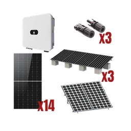 [SUN20008KLKIT] Kit Solar Interconexion  / 8kW  220Vca / Inversor HUAWEI/ Montaje Incluido | SUN20008KLKIT