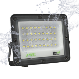 [JLRE-L100] Reflector Tipo Lupa 100 W / Flujo luminoso 10 000 lm / 110 - 240 Vca~ 60Hz / Dimensiones 270 x 210 x 22 mm / Uso en exterior IP66. | JLRE-L100