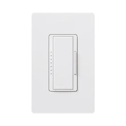 [RRDPROWH] (RadioRA2) Atenuador Dimmer PRO para linea RadioRa2, RadioRa3 y RA2 Select, el cable neutro es opcional 250W LED / CFL | RRDPROWH