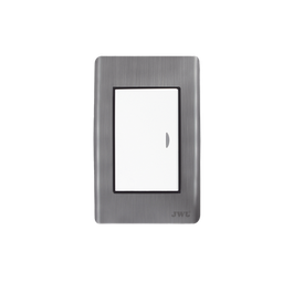 [JTL-E7501] Apagador Sencillo de 10 A 127 V CA ~ 60 Hz / Placa de Acero. | JTL-E7501