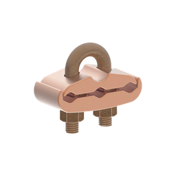 [HUB-GK64-29] Conector Mecánico para 3 Cables para Calibre 2/0 AWG - 250 KCMIL a Tubería de 3/8"  o  Varilla 5/8" - 3/4". | HUB-GK64-29