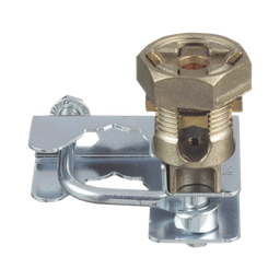 [GPQC10-1/0] Abrazadera para Tierra Física en Base de Piso Falso, para Cables de 6 a 1/0 AWG. Para Pedestales Cuadrados de 7/8" y Circulares de 1" a 1 1/8" | GPQC10-1/0