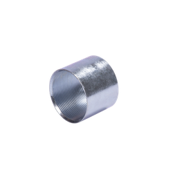 [JU-PG-112-COP] Cople 1 1/2" (38mm) pared gruesa con rosca galvanizado etiqueta amarilla | JU-PG-112-COP