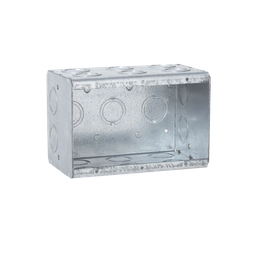 [HUB-697] Caja Multigang de 3 Gangs/ Profundidad de 3-1/2 Pulgadas (8.89 cm)/ 19 Entradas de 1/2 - 3/4 Pulgadas (1.27 - 1.91 cm) | HUB-697