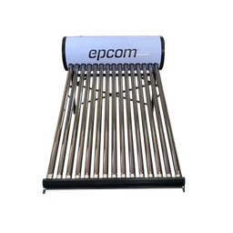 [STELPWH150] Bóiler Solar de 150L, Baja Presión con 15 Tubos de Vacío de Mayor Resistencia y Termotanque Inoxidable de Grado Alimenticio 150 L Resistentes a Granizo de Hasta 25 mm/ l, Incluye Anodo de Magnesio | STELPWH150