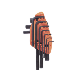 [EPHL10A] Juego de 10 Llaves Hexagonales (Allen) Milimétricas con Portallaves Plástico. | EPHL10A