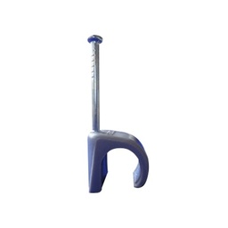 [TC-1014] Grapa para cable redondo de 10mm color gris (100pzs) (3104-00100) | TC-1014