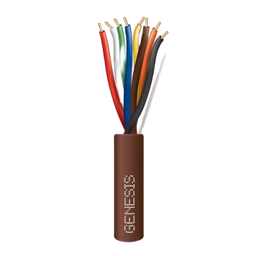 [4707-4607] Bolsa de 38 Metros (124.67 Pies) / Alambre de Cobre / 8 x 20 AWG / Tipo CL2 / Para Interior / Color Café / Para Aplicaciones de Alarmas de Intrusión y Automatización | 4707-4607