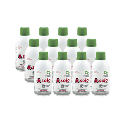 [SOLOC6-PK] Paquete De 12 Latas De Gas Genuino De Monóxido De Carbono (CO) De Uso Manual o En Dispensadores SOLO-330/SOLO-332 | SOLOC6-PK