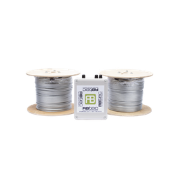 [IROC-2Z-1000-V2] Kit de Cable Sensor Perimetral para Cerca Ciclonicas IRONCLAD / 610 METROS DE PROTECCION / 2 ZONAS; 305 METROS POR ZONA / Sin Falsas Alarmas por Viento / TODO Incluido/ TARJETA LPU400/ Calibración por Software | IROC-2Z-1000-V2