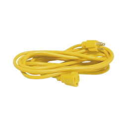 [SYS-136172] Extensión Eléctrica de Uso Rudo Aterrizada 7.6 metros / 127 V CA 10 A Máximo / Color Amarillo. | SYS-136172