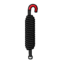 [190606709] Resorte ROJO para Barreras Vehiculares Hikvision DS-TMG520 / Refacción | 190606709