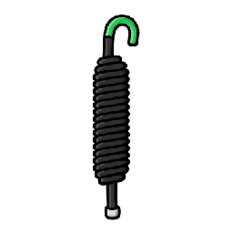 [190606707] Resorte VERDE para Barreras Vehiculares Hikvision DS-TMG520 | 190606707