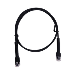[LP-PSLIM-10BK] Mini Patch Cord Cat6 Ultra Slim 10 Metros (32.81 Pies) Negro ? Ahorra Espacio sin Organizadores, con Bota Flexible | LP-PSLIM-10BK