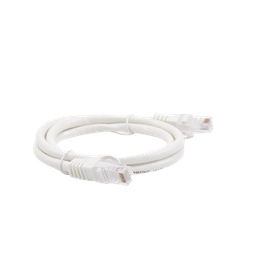 [LP-UT6-100-WH] Cable de Parcheo UTP Cat6 - 1 Metro (3.28 Pies) - Blanco | LP-UT6-100-WH