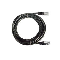 [LP-FT7-100-BK] Cable de Parcheo FTP Cat6 - 1.0 Metro (3.28 Pies) - Negro | LP-FT7-100-BK