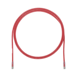 [UTP6AX7RD] Cable de Parcheo UTP, Cat6A, 24 AWG, CM, Color Rojo, 2.13 Metros (7 Pies) | UTP6AX7RD
