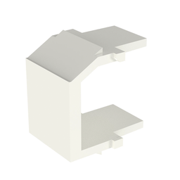 [NKBMIW-X] Módulo de Tapa Ciega (Inserto Ciego), Tipo Keystone, Color Blanco Mate, 1 Pieza | NKBMIW-X
