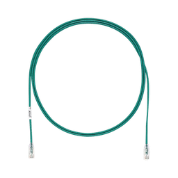 [UTP28SP5GR] Cable de Parcheo TX6, UTP Cat6, Diámetro Reducido (28AWG), Color Verde, 1.52 Metros (5 Pies) | UTP28SP5GR