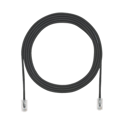 [UTP28X5BL] Cable de Parcheo UTP Cat6A, CM/LSZH, Diámetro Reducido (28AWG), Color Negro, 1.52 Metros (5 Pies) | UTP28X5BL