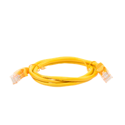 [LP-UT3-100-YE] Cable de Parcheo UTP Cat5e - 1 Metro (3.28 Pies) - Amarillo | LP-UT3-100-YE