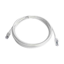 [ZM6A-S10-02B] Patch Cord Z-MAX Cat6A S/FTP, CM/LS0H, 3.05 Metros (10 Pies), Color Blanco, Versión Bulk (Sin Empaque Individual) | ZM6A-S10-02B