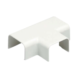 [TF3IW-E] Conexión en "T", para uso con canaleta LD3, material ABS, Color Blanco Mate | TF3IW-E