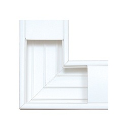 [TEK-100-L] Sección en "L" color blanco de PVC auto extinguible,  para canaleta TEK100 (5576-12100) | TEK-100-L