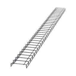 [WG8BL10] Charola para Canalización Wyr-Grid® Tipo Malla, Con Pintura Electrostática en Color Negro, 8 in (203.2 mm) de Ancho, 53.1 mm de Alto y 3 m de Largo | WG8BL10