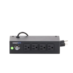 [HTCM-S1U] Tomacorriente de 4 Contactos (NEMA 5-15R) Voltaje Entrada/Salida: 120Vca/10A Max. Opción de Instalación en Escritorio o Pared | HTCM-S1U