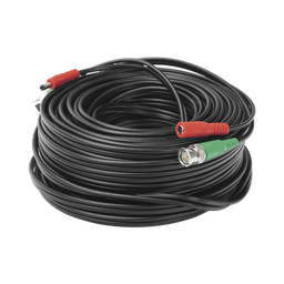 [DIY-30M-HD] Cable Coaxial (BNC RG59) + Alimentación / SIAMES / 30 Metros (98.43 Pies) / 100% COBRE / Para Cámaras 4K / Uso Interior y Exterior | DIY-30M-HD