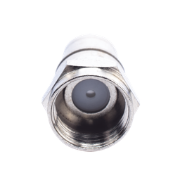 [TT-CON-536] Conector F Macho Plegable, Con PIN para Cable RG-59, Cuerpo de Bronce Niquelado. | TT-CON-536