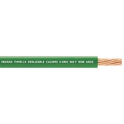 [SLY-312-GRN/100] Cable Eléctrico de Cobre Recubierto THW-LS Calibre 14 AWG 19 Hilos Color Verde (100 Metros (328.08 Pies)) | SLY-312-GRN/100