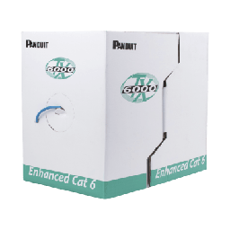 [PUC6004BU-ME] Bobina de Cable UTP 305 Metros (1000 Pies) de Cobre, TX6000? PanNet, Reelex, Azul, Categoría 6 Mejorado (23 AWG), PVC (CM), de 4 Pares | PUC6004BU-ME