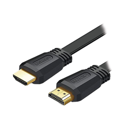 [50821] Cable HDMI 2.0 Plano de 5 Metros (16.40 Pies) / 4K@60Hz / HDR / 3D / HEC (Canal Ethernet HDMI) / ARC (Canal de Retorno de Audio) / Color Profundo de 48 Bits / Audio de 32 Canales / HDCP / Audio Dolby True HD 7.1 / 18 Gbps / EstaÑado y Triple Blindaje / A | 50821